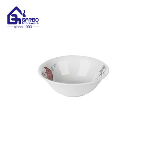 400ml Oem printed 6 inch stoneware bowl ceramic noodle bowls China Factory Wholesale