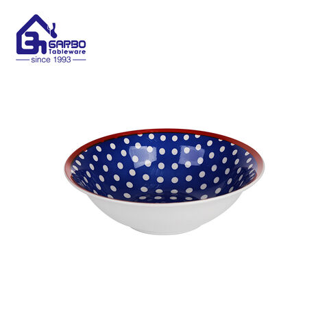 Stylish 7.8-inch Stoneware Dinner Bowl for Household Food Serving Decoration