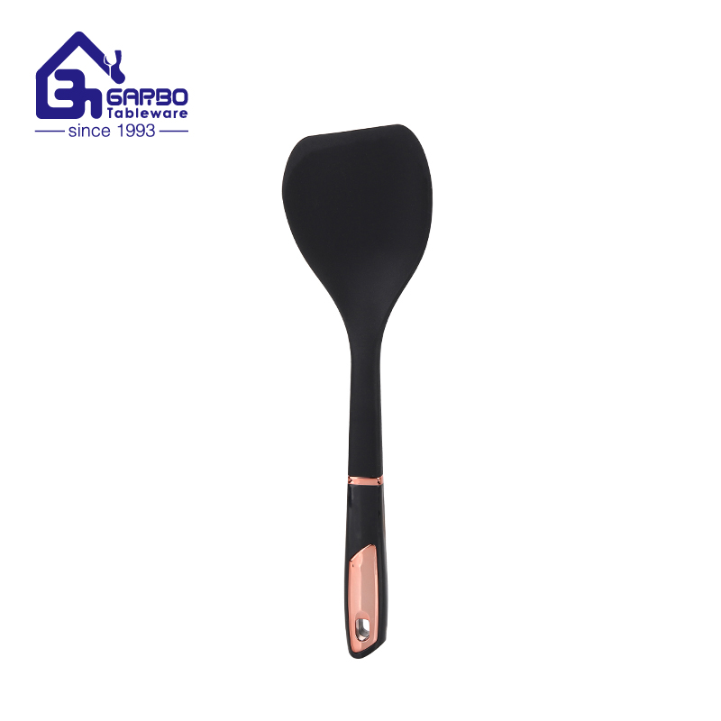 Made in China Silicone Frying Pan Spatula Custom Pink Kitchen Spatula Spoon Heating Spatula Cooking Stirring Accessories Kitchenware