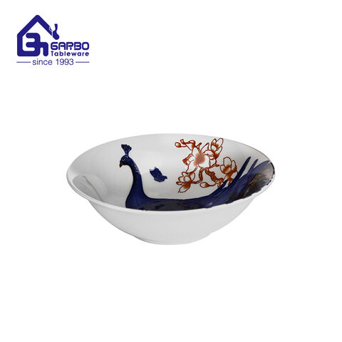 7.87 inch underglazed decal inside stoneware bowl with competitive price for home