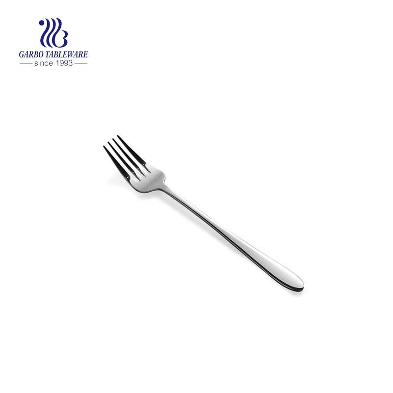 Factory wholesale classic dinner forks silverware mirror polished big serving steak beef fork