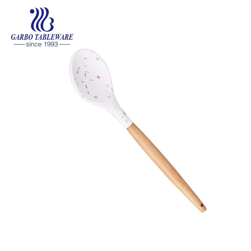 Durable Food Grade Kitchen Pasta Server Pyrex Silicone Pasta Spoon Server For Noodles, Pasta